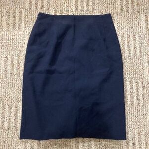 Nygard Collection navy pencil skirt